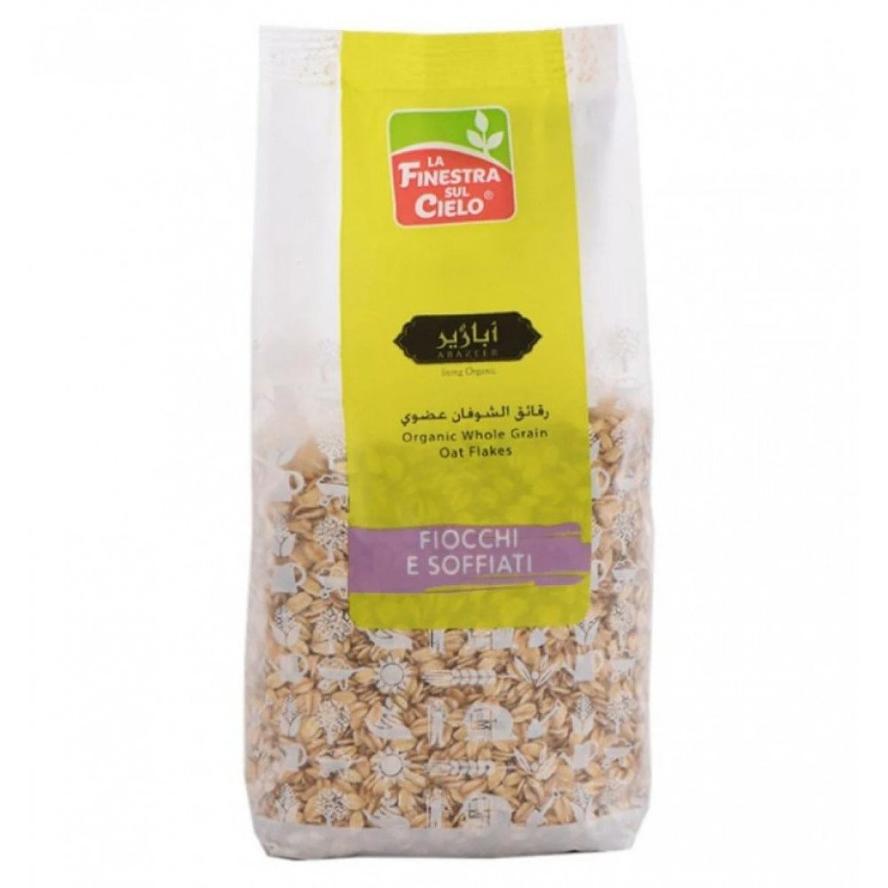 رقائق الشوفان العضوي 500جم ابازير 