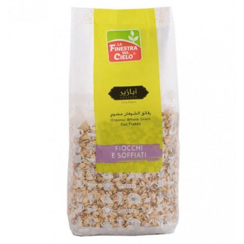 رقائق الشوفان العضوي 500جم ابازير 