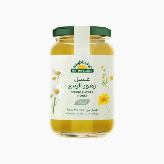 عسل زهور الربيع العضوي أرض الطبيعة 500 جم عسل زهور الربيع العضوي أرض الطبيعة 500 جم