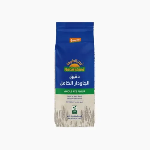 دقيق الجاودار الكامل عضوي ارض الطبيعة 1 كجم