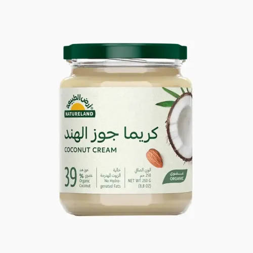 كريما جوز الهند عضوية ارض الطبيعة 250 جم