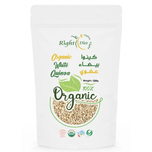 كينوا بيضاء عضوي 500 جم رايت دايت 