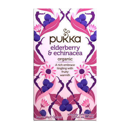 شاي التوت والايشنيسيا العضوي 40 جرام - PUKKA شاي التوت والايشنيسيا العضوي 40 جرام - PUKKA