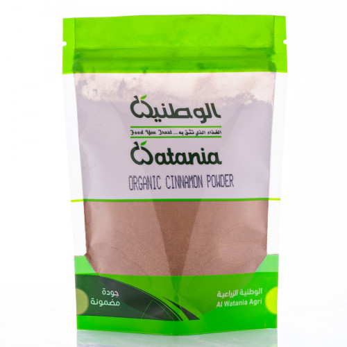 قرفة مطحونة عضوي 100جم الوطنية قرفة مطحونة عضوي 100جم الوطنية