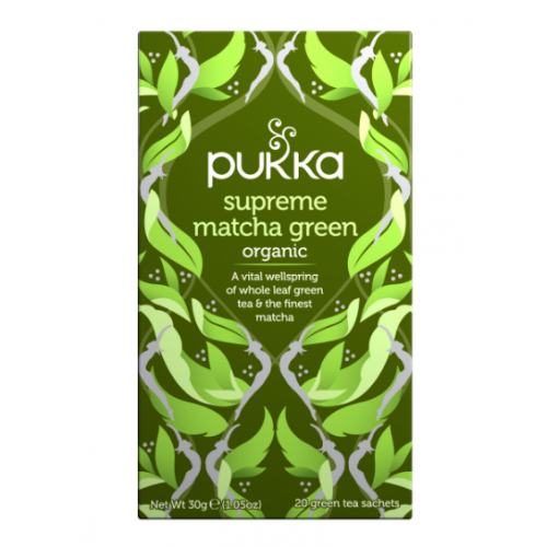 شاي اخضر خلطة الماتشا الخضراء العضوي 20 كيس بوكا شاي اخضر خلطة الماتشا الخضراء العضوي 20 كيس بوكا