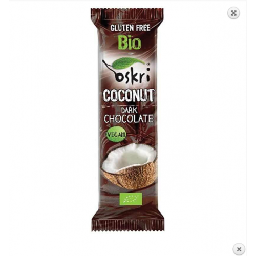 بار جوز الهند العضوي بالشوكولاتة 53 جم اسكري 
