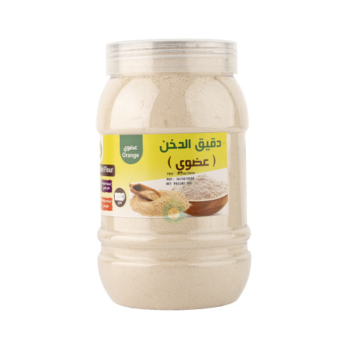 دقيق الدخن اللؤلؤي البلدي العضوي 1 كجم القمم الوطنية 