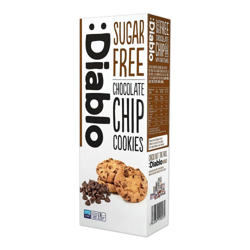 ديابلو كوكيز برقائق الشوكولاتة خالي من السكر 130 جرام