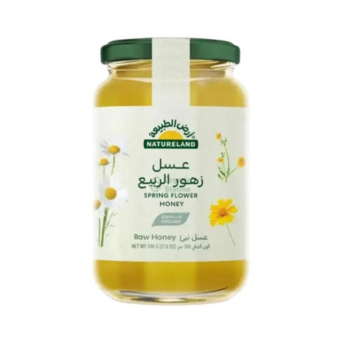 عسل زهور الربيع العضوي ارض الطبيعة 500جم عسل زهور الربيع العضوي ارض الطبيعة 500جم