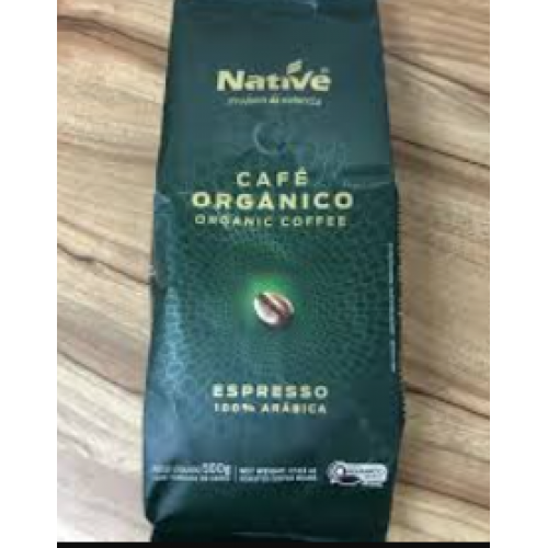 حبوب قهوه محمص عضوي 500جم ابازير 