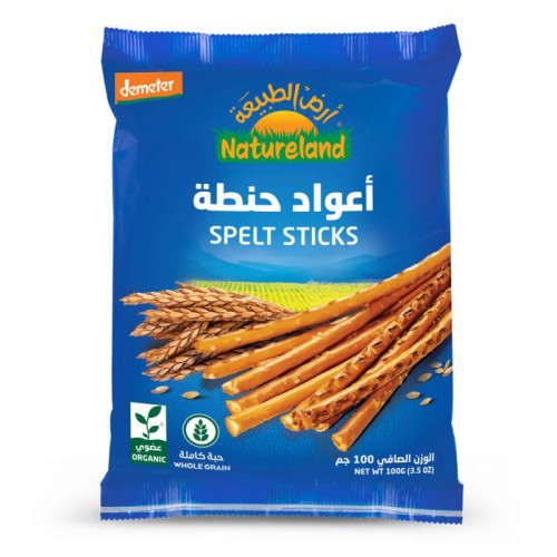 أعواد بسكويت الحنطة الكاملة 100جم عضوي ارض الطبيعة أعواد بسكويت الحنطة الكاملة 100جم عضوي ارض الطبيعة