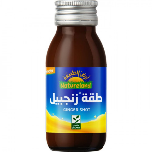 طقة زنجبيل 95مل عضوي ارض الطبيعة 