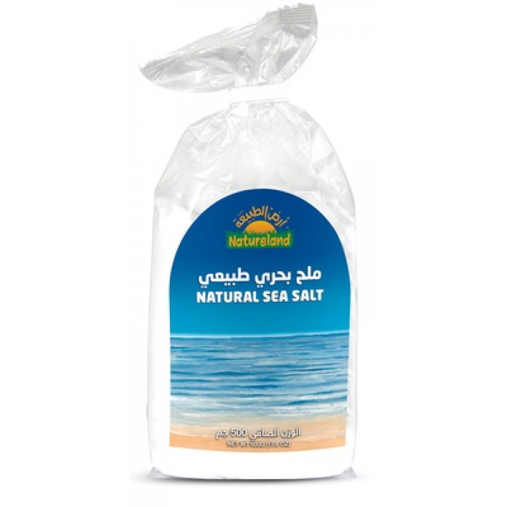 ملح بحري أرض الطبيعة 500 جم ملح بحري أرض الطبيعة 500 جم