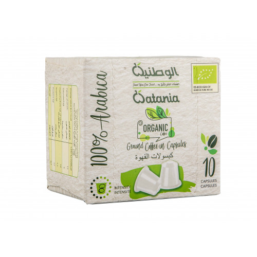 كبسولات القهوة العضوية 10 كبسولات الوطنية كبسولات القهوة العضوية 10 كبسولات الوطنية