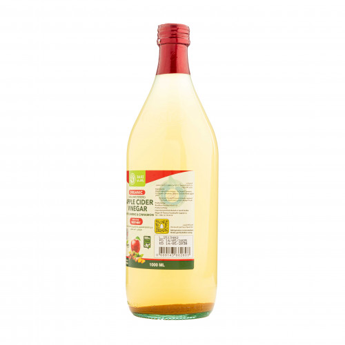 راهي خل التفاح العضوي مع الزنجبيل والقرفة 1لتر