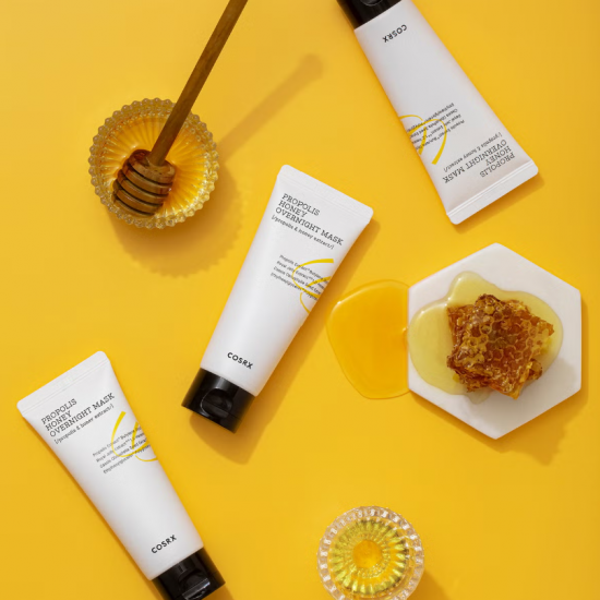 ماسك ليلي بخلاصة البروبوليس و العسل 