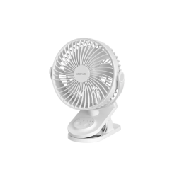 Clip Fan Portable Clip-on Design - White