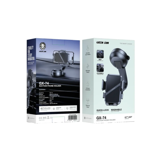 حامل هاتف مع  GX-74 - أسود