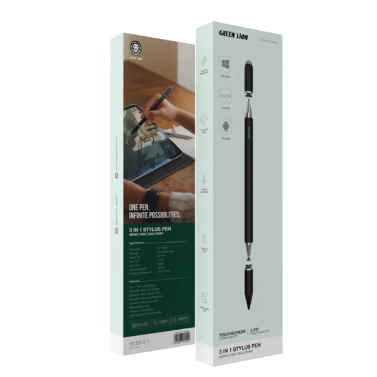 3-In-1 Stylus Pen