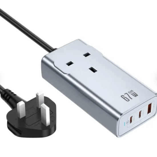 Green Lion 67W Ganpremium Ac Socket,Gray