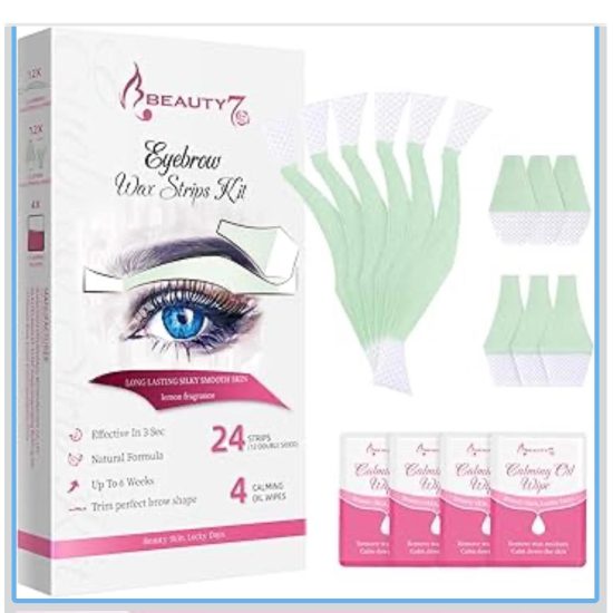 eye brow wax strips kit 
