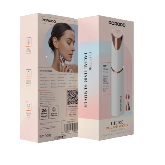 2-in-1 Rechargeable Facial and Eyebrow Trimmer
