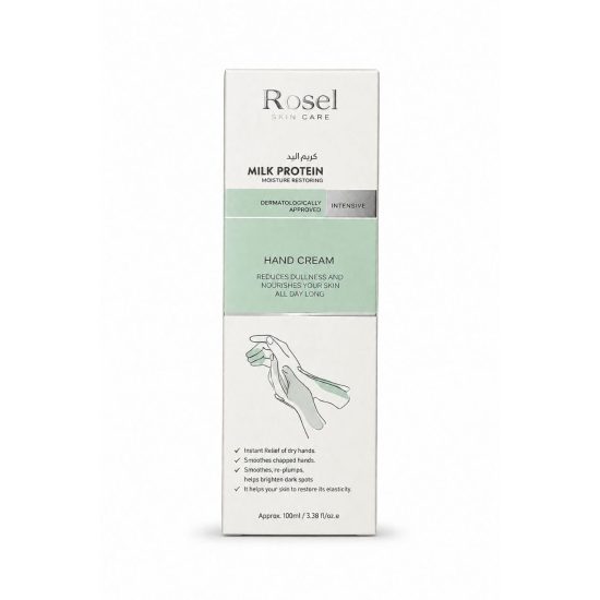 Hand cream with milk protiene