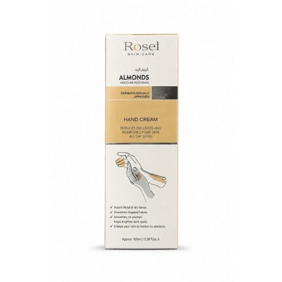 Hand cream with almond