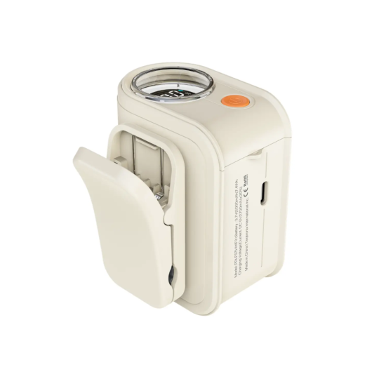 Porodo Lifestyle Chillo Clip Electric Wearable Neck Clip Fan with Adjustable Wind Speed - Beige Porodo Lifestyle Chillo Clip Electric Wearable Neck Clip Fan with Adjustable Wind Speed - Beige