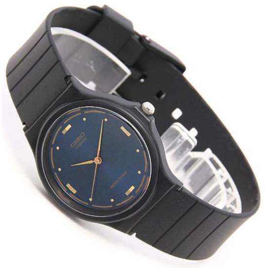 Casio watch in blue and gold Casio watch in blue and gold