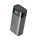 Power bank with a capacity of 40,000 mAh and a power of 100 watts. Power bank with a capacity of 40,000 mAh and a power of 100 watts.