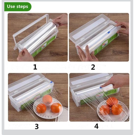 Cling film cutter