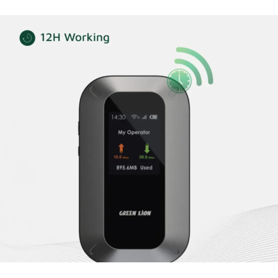 Green Lion Portable Mifi Router - Black