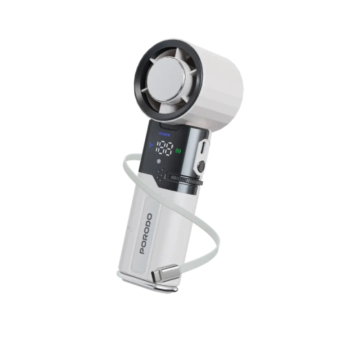 Porodo Lifestyle Chillo Plus Rechargeable Ice Cooling Fan