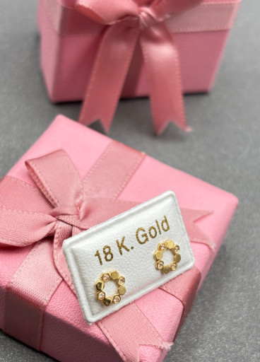 حلق طبي ذهب عيار18