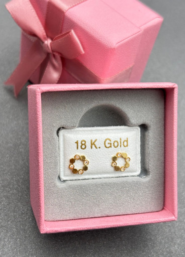 حلق طبي ذهب عيار18