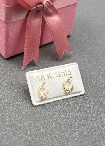 حلق طبي ذهب عيار 18