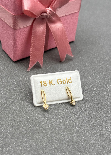 حلق طبي ذهب عيار18