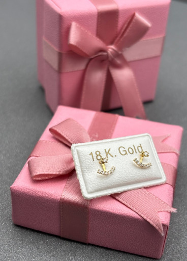 حلق طبي ذهب عيار18