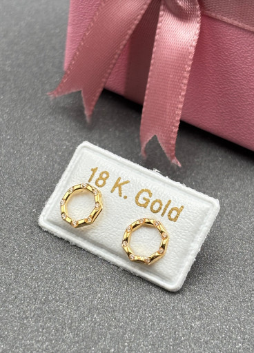 حلق طبي ذهب عيار18