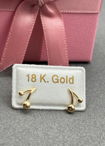 حلق طبي ذهب عيار18