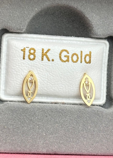 حلق طبي ذهب عيار 18