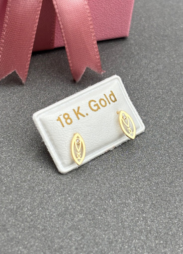 حلق طبي ذهب عيار 18