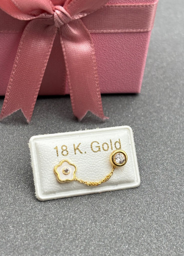 حلق طبي ذهب عيار18