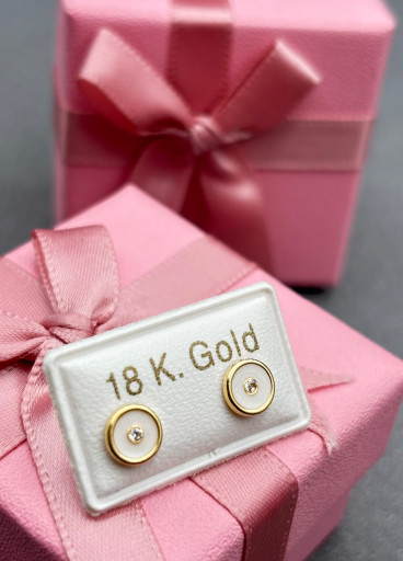 حلق طبي ذهب عيار18