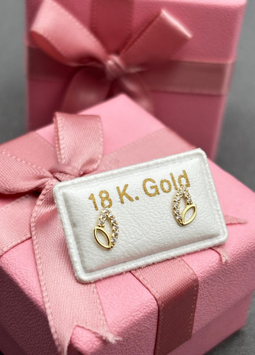 حلق طبي ذهب عيار18