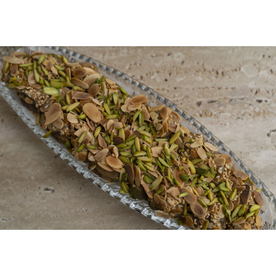 سكري بالطحينة | صحن بيضاوي فاخر