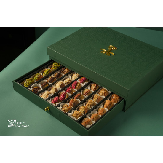 صندوق اخضر فاخر | تمر مشكل