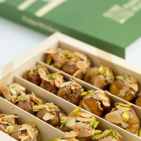 تمر سكري طحينة كبير | تمر محشي فاخر بطعم الطحينية