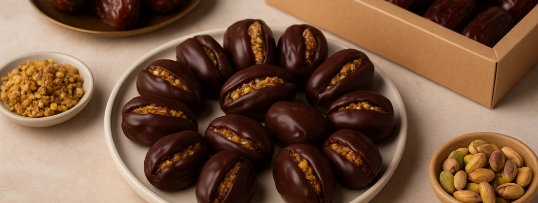 ابتكارات من التمر: كيف تحوّل التمر إلى حلويات تمرية فاخرة؟ ابتكارات من التمر: كيف تحوّل التمر إلى حلويات تمرية فاخرة؟